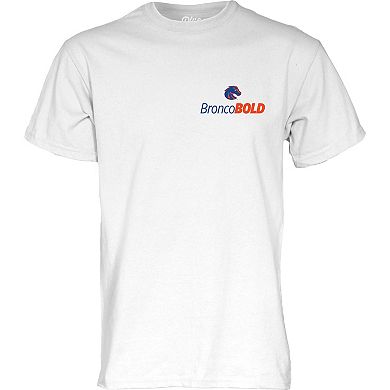 Unisex Blue 84 White Boise State Broncos BroncoBold Mental Health Matters T-Shirt