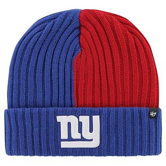 Men's '47 Royal New York Giants Fracture Cuffed Knit Hat