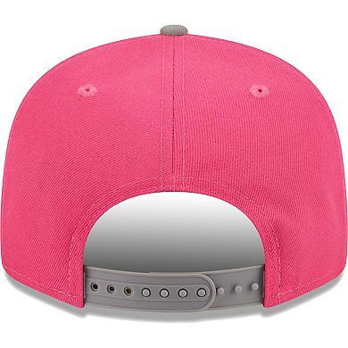 Men's New Era Pink/Gray Las Vegas Raiders 2-Tone Color Pack 9FIFTY Snapback Hat