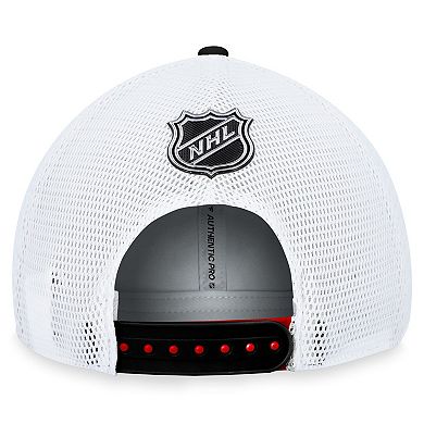 Men's Fanatics Branded  Red Ottawa Senators Authentic Pro Rink Trucker Adjustable Hat