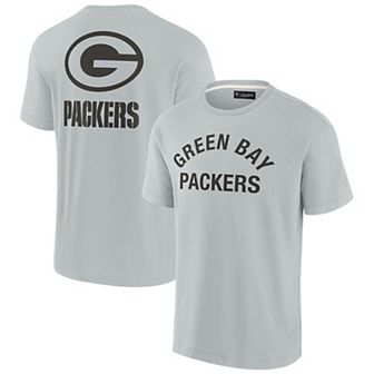Unisex Fanatics Signature Gray Green Bay Packers Super Soft Short Sleeve T-Shirt