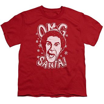 Elf Omg Santa Short Sleeve Youth T-shirt
