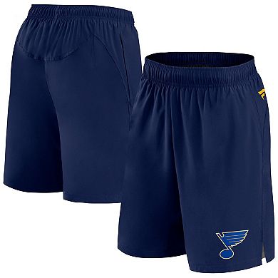 Men's Fanatics Branded Navy St. Louis Blues Authentic Pro Tech Shorts
