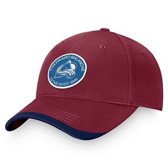 Men's Fanatics Branded Burgundy Colorado Avalanche Fundamental Adjustable Hat