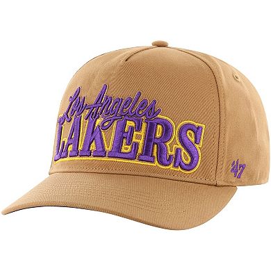 Men's '47 Tan Los Angeles Lakers Barnes Hitch Adjustable Hat