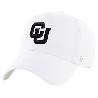 Men's '47 White Colorado Buffaloes Vintage Clean Up Adjustable Hat