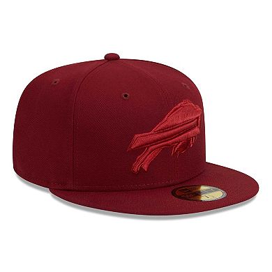 Men's New Era Cardinal Buffalo Bills Color Pack 59FIFTY Fitted Hat