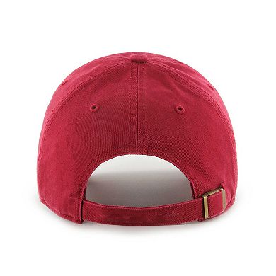 Women's '47 Red Miami Heat Confetti Undervisor Clean Up Adjustable Hat