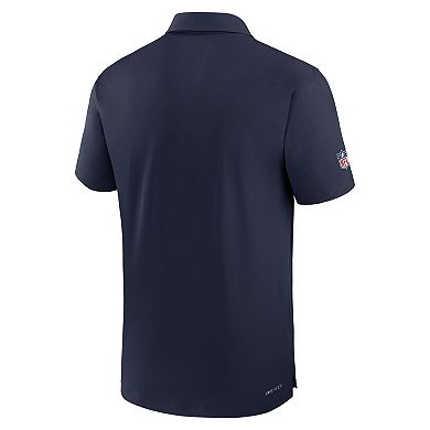 Men's Nike Navy New England Patriots Sideline Coaches Dri-FIT® Polo