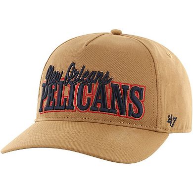 Men's '47 Tan New Orleans Pelicans Barnes Hitch Adjustable Hat