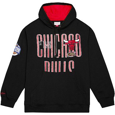 Mitchell & Ness NBA Chicago Bulls Mens Black Hoodie main image 1