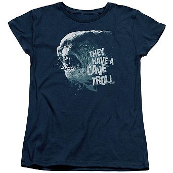 Lord Of The Rings Cave Troll Short Sleeve Womens T-shirt