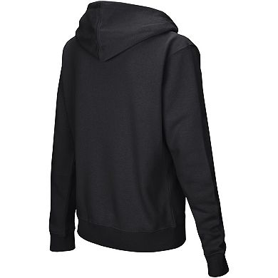 Women's Colosseum Black Stanford Cardinal Arched Name Full-Zip Hoodie