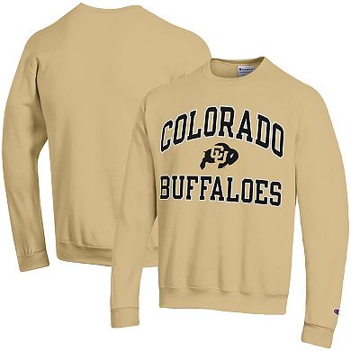 Men's Champion  Gold Colorado Buffaloes High Motor Pullover Sweatshirt