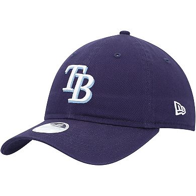 Women's New Era Navy Tampa Bay Rays Team Logo Core Classic 9TWENTY Adjustable Hat