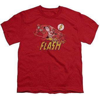 Dc Comics Flash Crimson Comet Short Sleeve Youth T-shirt