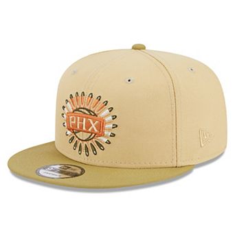 Men's New Era Khaki/Tan Phoenix Suns Green Collection Repreve 9FIFTY Snapback Hat