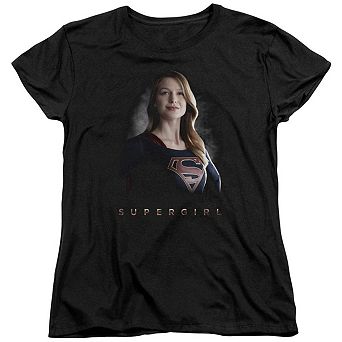 Supergirl Stand Tall Short Sleeve Womens T-shirt