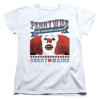 It 1990 The Dancing Clown Short Sleeve Women´s T-Shirt