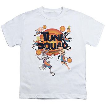 Space Jam 2 Tune Squad Group Short Sleeve Youth T-shirt