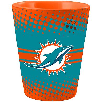 Miami Dolphins Full Wrap Collectible Glass