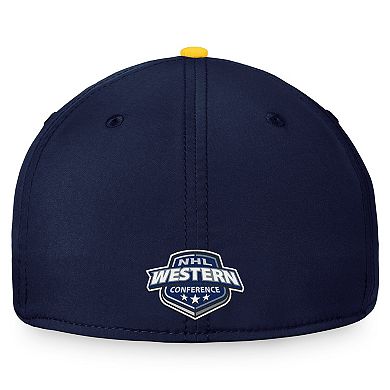 Men's Fanatics Navy/Gold St. Louis Blues Fundamental 2-Tone Flex Hat