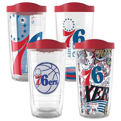 Tervis Philadelphia 76ers Four-Pack 16oz. Classic Tumbler Set