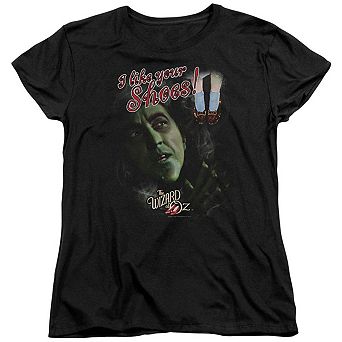 Wizard Of Oz I Like Your Shoes Short Sleeve Womens T-shirt