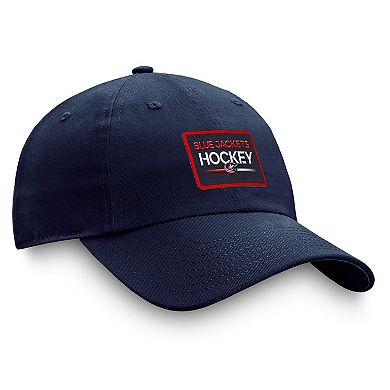 Men's Fanatics Branded Navy Columbus Blue Jackets Authentic Pro Prime Adjustable Hat