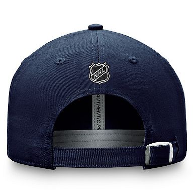 Men's Fanatics Branded Navy Columbus Blue Jackets Authentic Pro Prime Adjustable Hat