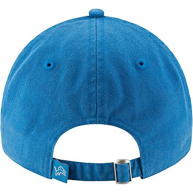 Men's New Era Blue Detroit Lions Logo Core Classic 2.0 9TWENTY Adjustable Hat