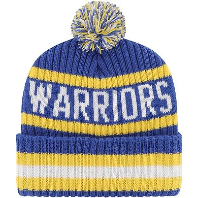 Men's '47 Royal Golden State Warriors Bering Cuffed Knit Hat with Pom