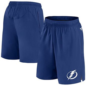 Men's Fanatics Branded Blue Tampa Bay Lightning Authentic Pro Tech Shorts