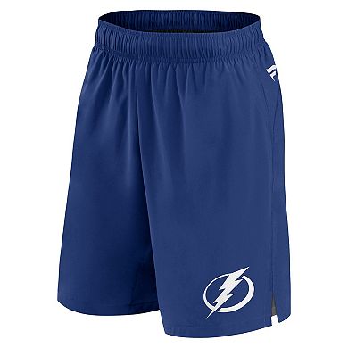 Men's Fanatics Branded Blue Tampa Bay Lightning Authentic Pro Tech Shorts