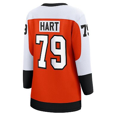 Women's Fanatics Branded Carter Hart Burnt Orange Philadelphia Flyers Home Premier Breakaway Player Jersey