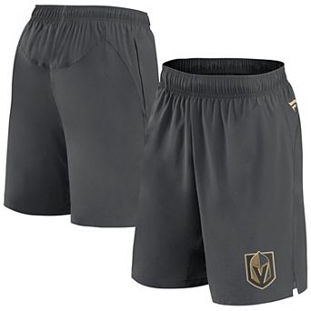 Men's Fanatics Branded Gray Vegas Golden Knights Authentic Pro Tech Shorts