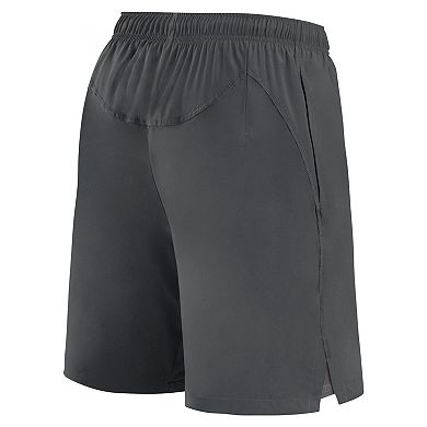 Men's Fanatics Branded Gray Vegas Golden Knights Authentic Pro Tech Shorts