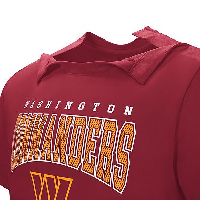 Men's Burgundy Washington Commanders Home Team Adaptive T-Shirt