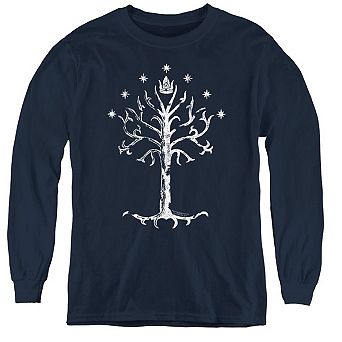 Lord Of The Rings Tree Of Gondor Youth Long Sleeve T-shirt