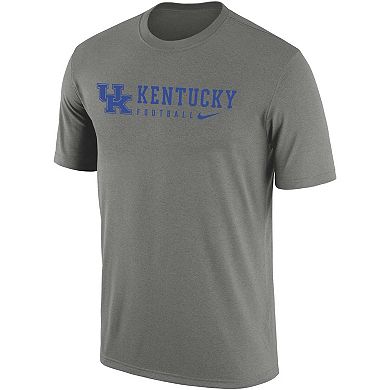 Men's Nike Heather Gray Kentucky Wildcats Team Legend Performance T-Shirt