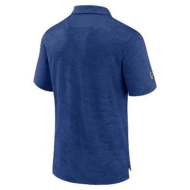 Men's Fanatics Branded Blue Vancouver Canucks Authentic Pro Rink Polo