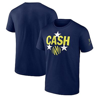 Men's Fanatics Branded Navy Nashville SC x Johnny Cash Stars T-Shirt