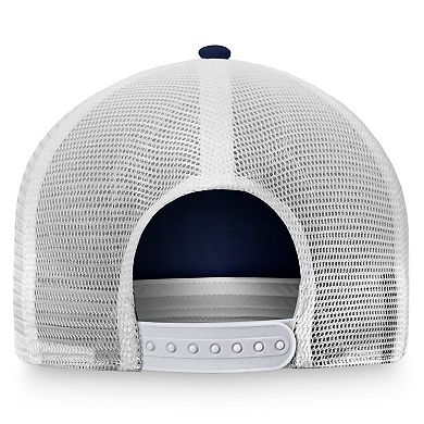 Women's Fanatics Branded Deep Sea Blue/White Seattle Kraken Fundamental Trucker Adjustable Hat