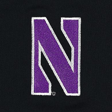 Men's Under Armour Black Northwestern Wildcats T2 Tipped Performance Polo