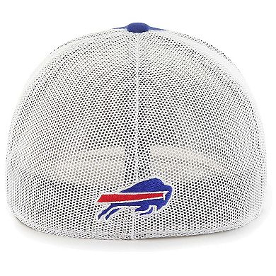 Men's '47 Royal Buffalo Bills Leather Head Flex Hat