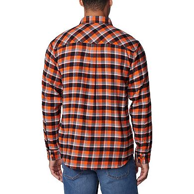 Columbia  Orange Oregon State Beavers Flare Gun Flannel Long Sleeve Shirt
