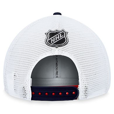 Men's Fanatics Branded  Red Montreal Canadiens Authentic Pro Rink Trucker Adjustable Hat