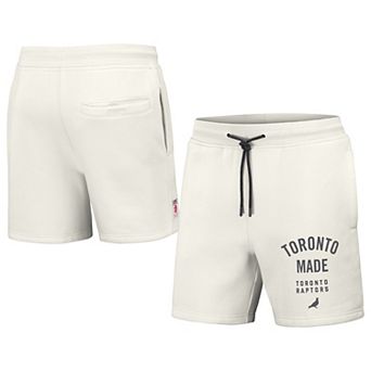Men's NBA x Staple Cream Toronto Raptors Heavyweight Fleece Shorts
