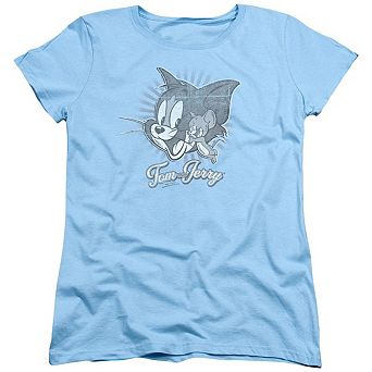 Tom And Jerry Classic Pals Short Sleeve Womens T-shirt