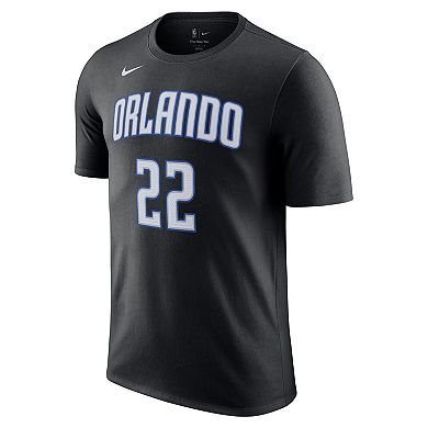 Men's Nike Franz Wagner Black Orlando Magic Icon 2022/23 Name & Number T-Shirt